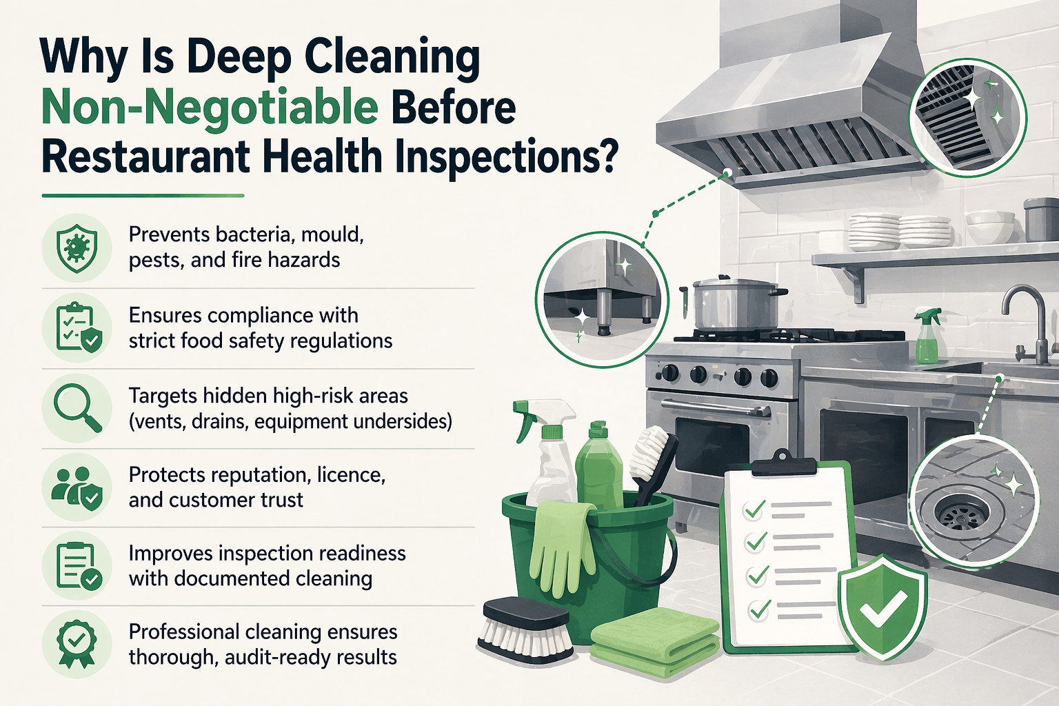 Use restaurant cleaning services in Rockdale to set professional benchmarks.